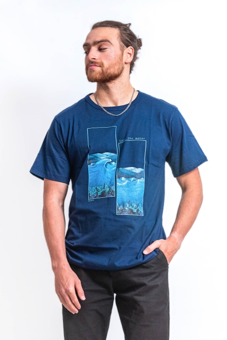 Remera Panorama unisex Agua