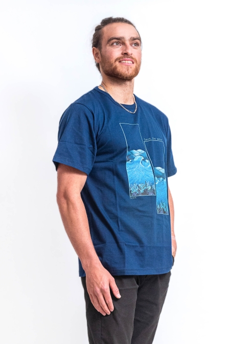 Remera Panorama unisex Agua